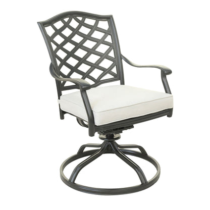 Dining Swivel Chair (Set of 2) - Cast Silver