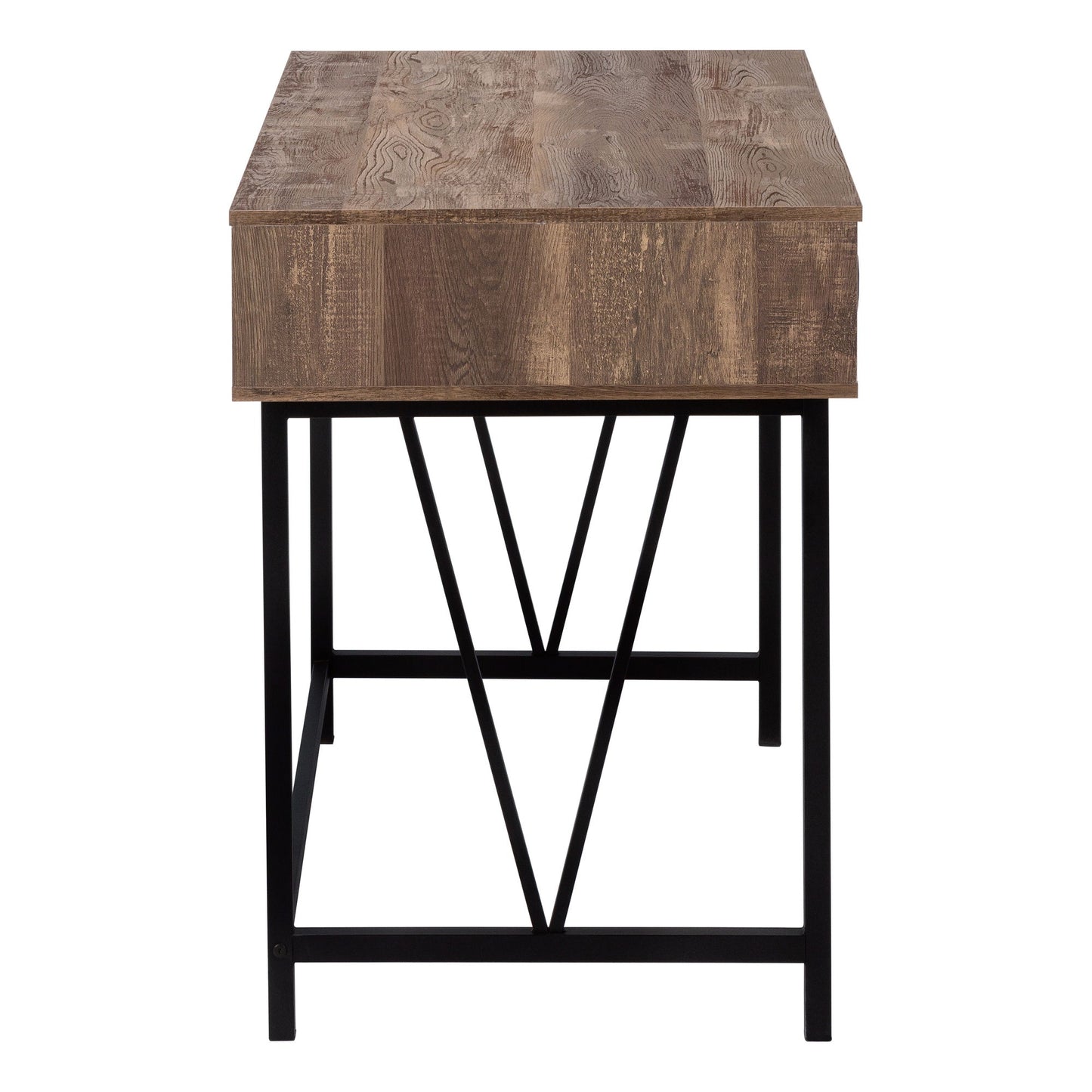 Computer Desk For Home Office, Laptop, Storage Drawers, Transitional - Brown