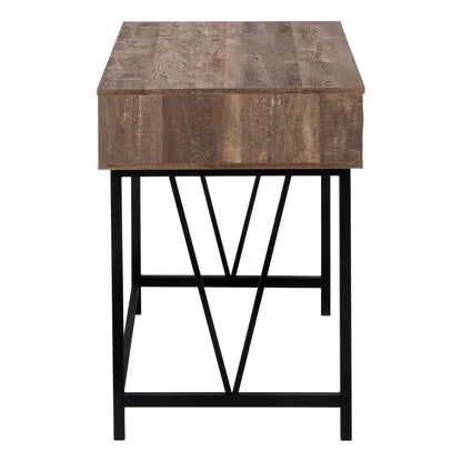 Computer Desk For Home Office, Laptop, Storage Drawers, Transitional - Brown