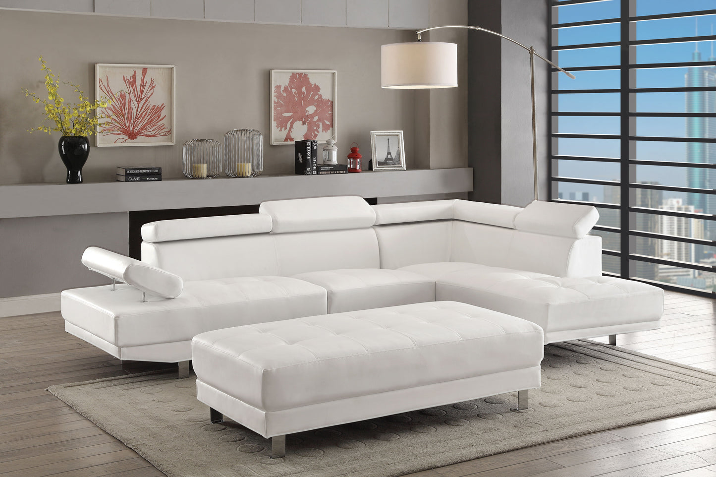 Riveredge - Sectional - White