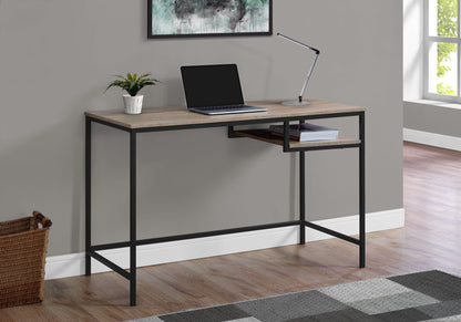 Computer Desk For Home Office, Laptop, Contemporary & Versatile Placement - Taupe