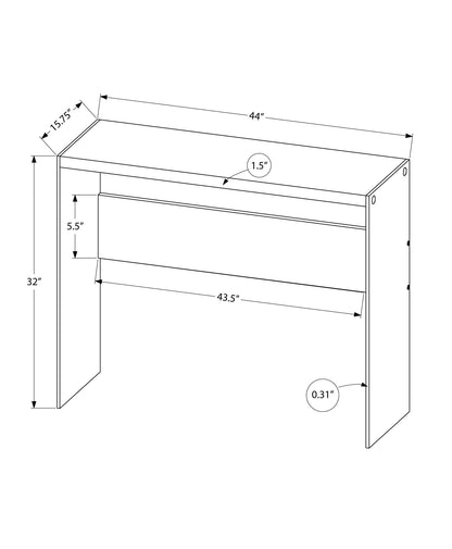 Accent Console Table For Entryway, Contemporary - Gray