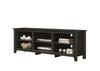 Benito - TV Stand With Open Shelves And Cable Management - Dark Gray