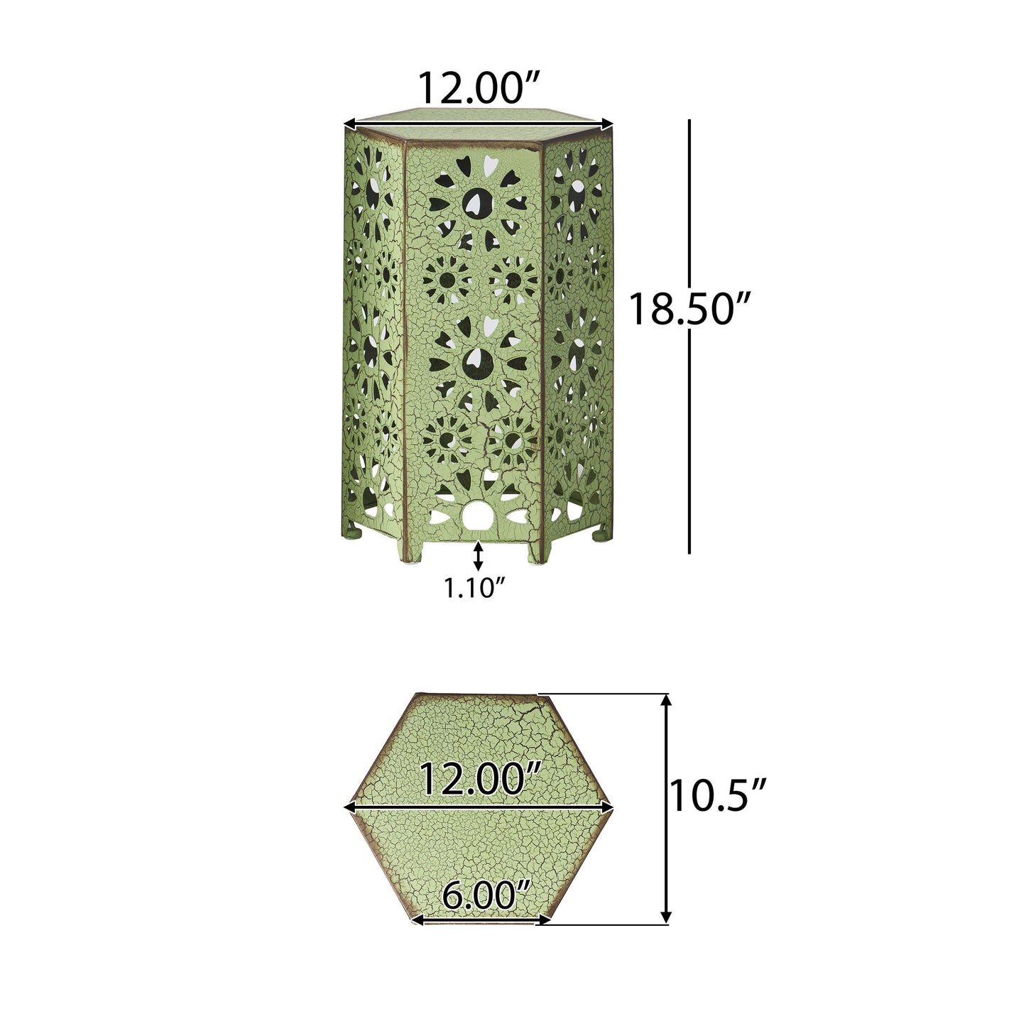 Eliana - Side Table - Green