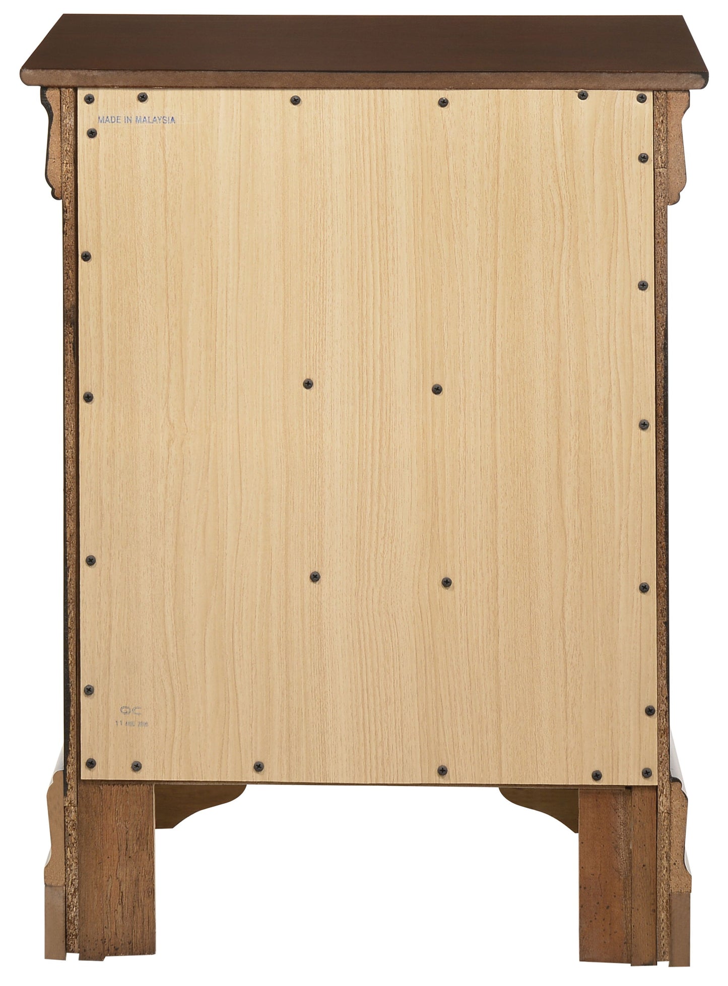 Louis Phillipe - 3 Drawer Nightstand - Cappuccino