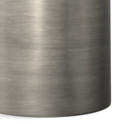 Corbin - Metal Side Table - Antique Silver
