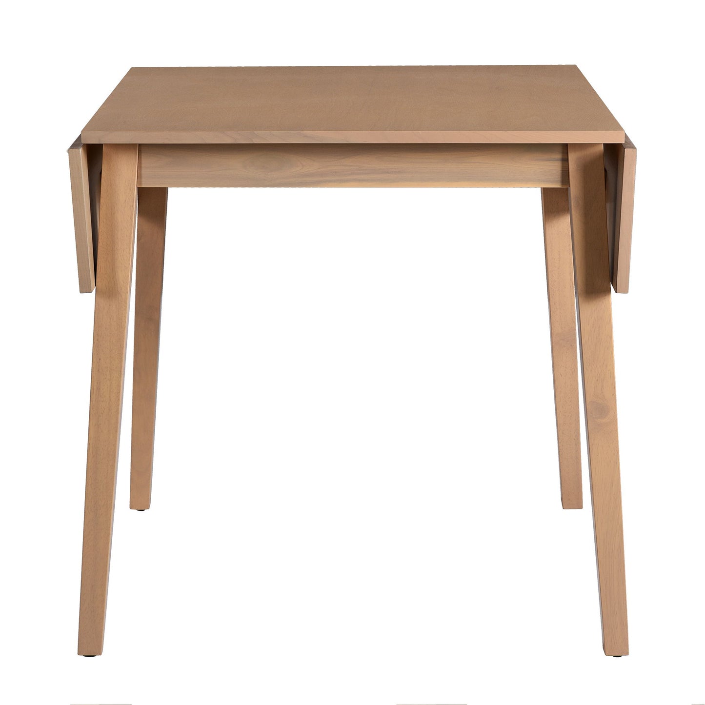 3 Piece Kitchen Dining Set With Drop Leaf Dining Table And 2 Dining Upholstered Chairs, Dining Room Set For Small Places - Natural