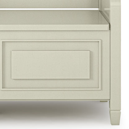 Connaught - Entryway Storage Bench - Antique White