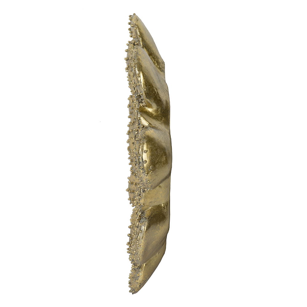 Succulent Wall Plaque Resin (Set of 2) - Gold