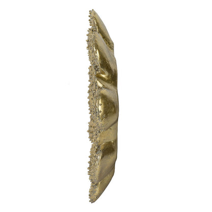Succulent Wall Plaque Resin (Set of 2) - Gold