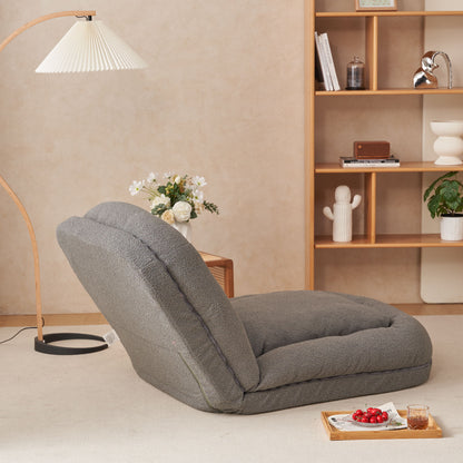 Triple Fold Down Metal Gray Sofa - Gray
