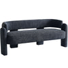 Boucle Upholstery Modern Sofa For Living Room - Dark Gray