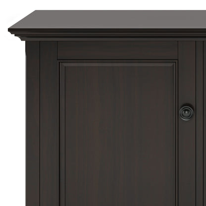 Amherst - Wide 3 Door Storage Cabinet - Hickory Brown