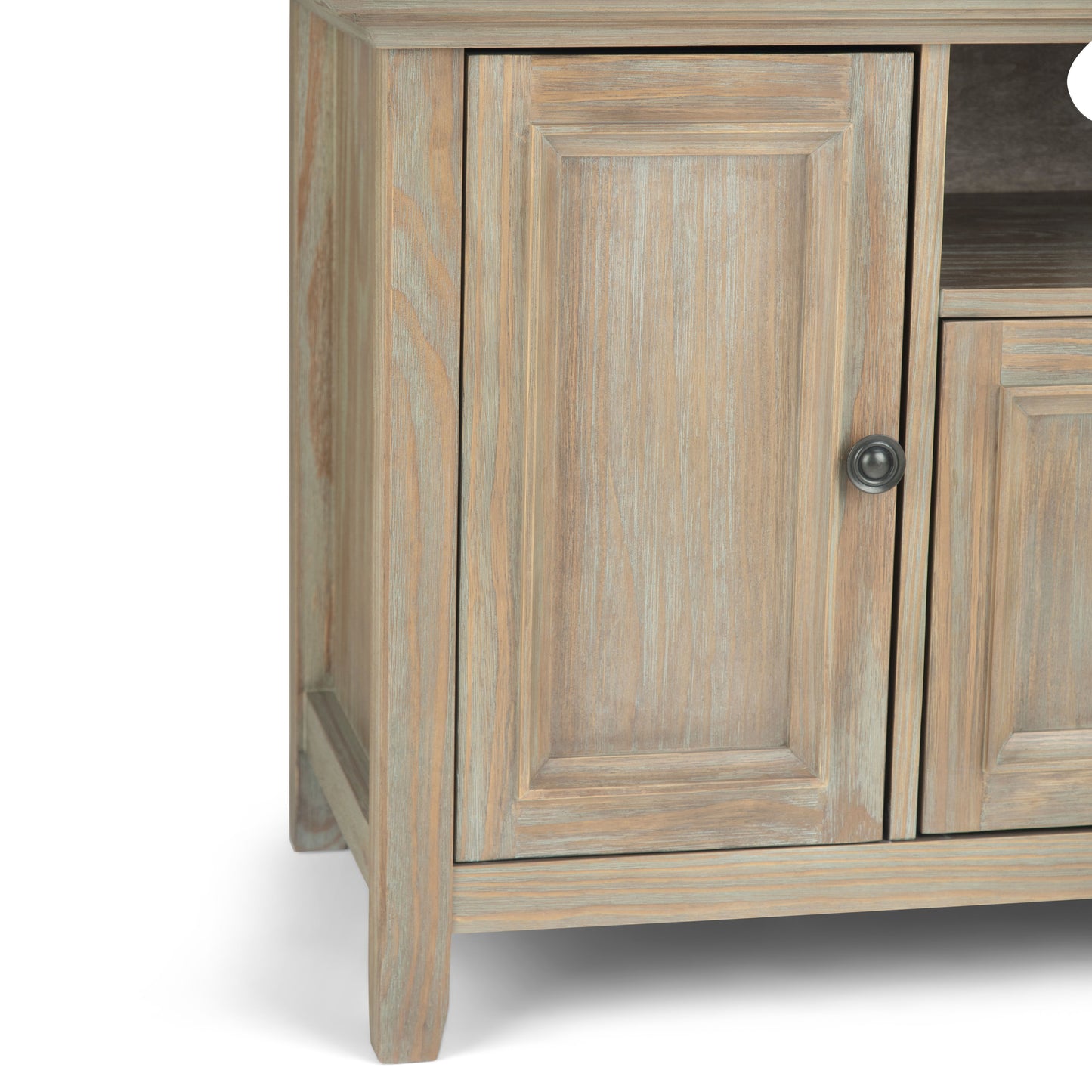 Amherst - Wide TV Media Stand - Distressed Gray