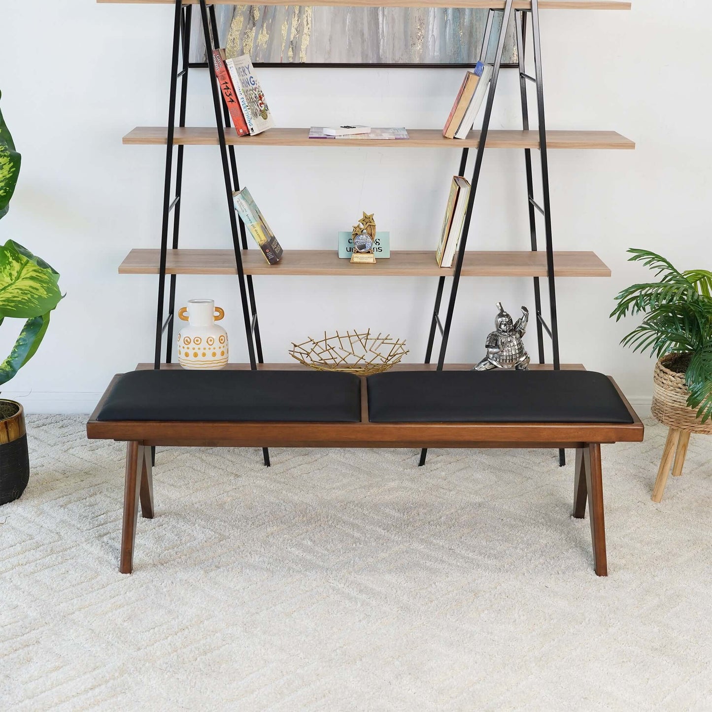Keira - Bench - Black / Brown