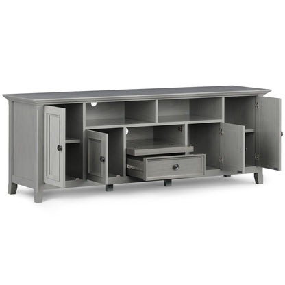 Amherst - Wide TV Media Stand - Fog Gray