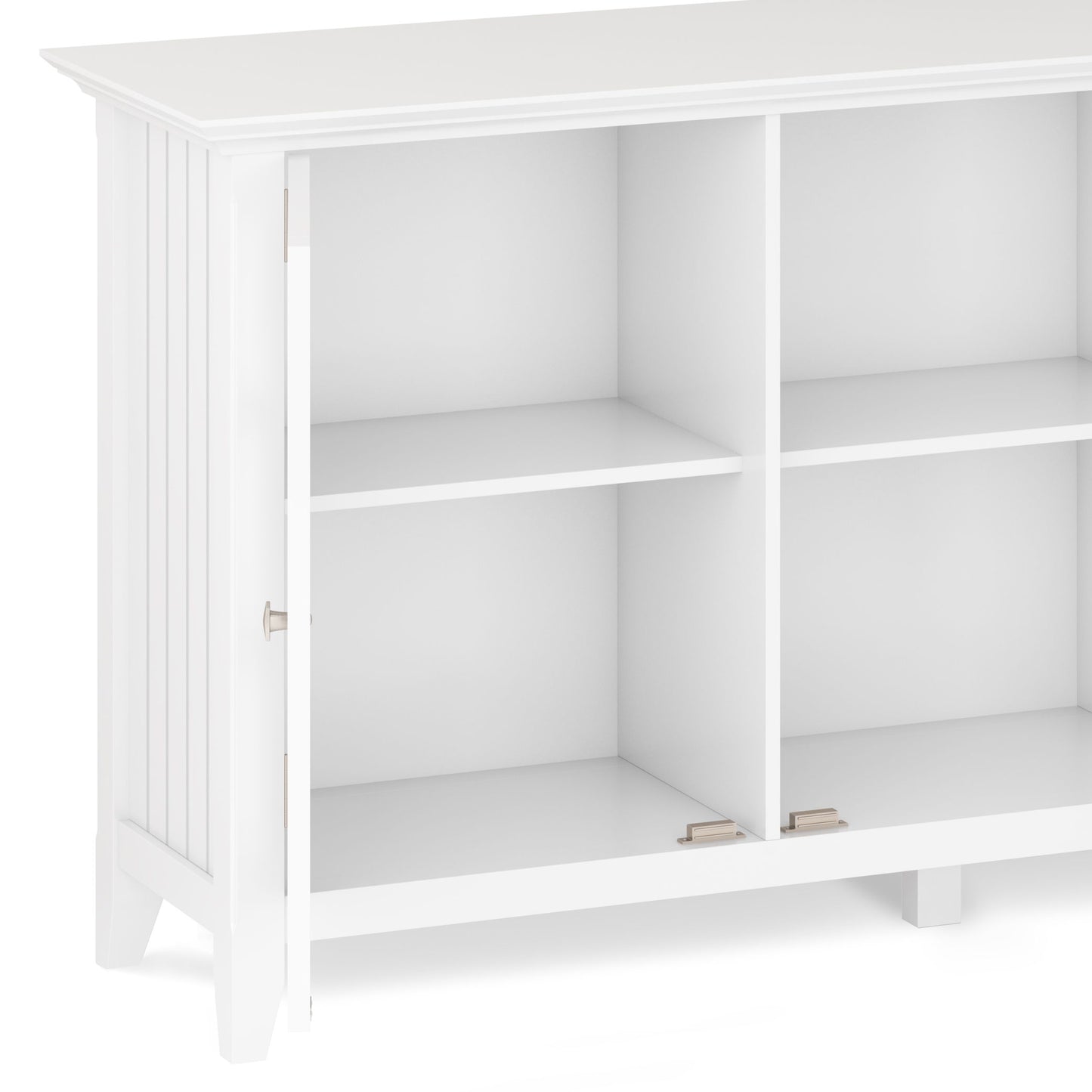 Acadian - Wide Storage Cabinet - White