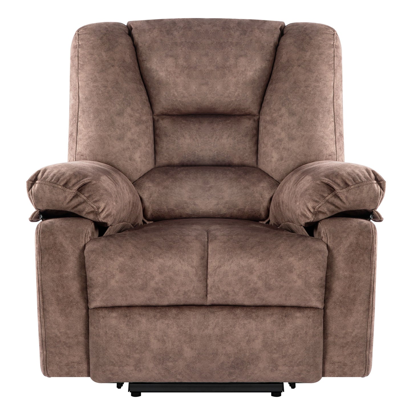 Power Lift Recliner Chair Sofa With Massage - Brown