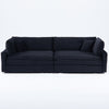 2 Throw Pillows, Four Backrests, Opening Up A New Style For The Living Room's Casual Area - Black