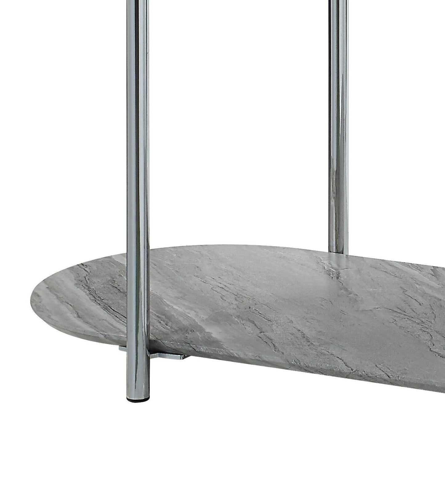 Yukino - High Gloss Sofa Table - Gray