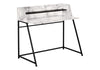 Computer Desk For Home Office, Laptop, Storage Shelves, Contemporary And Modern - White / Black