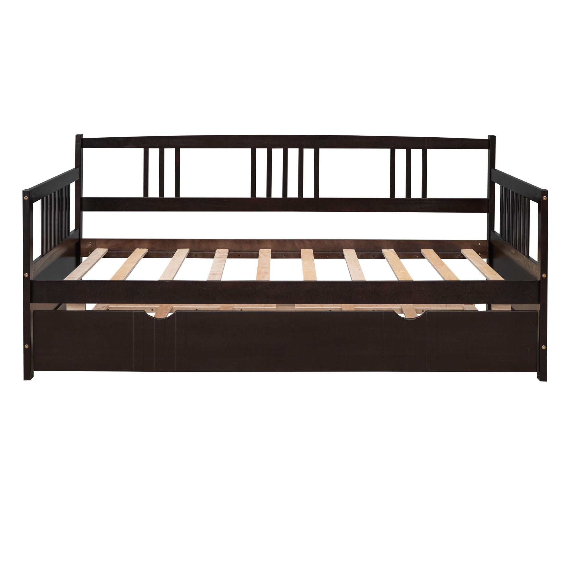 Twin Size DayBed With Twin Size Trundle - Espresso