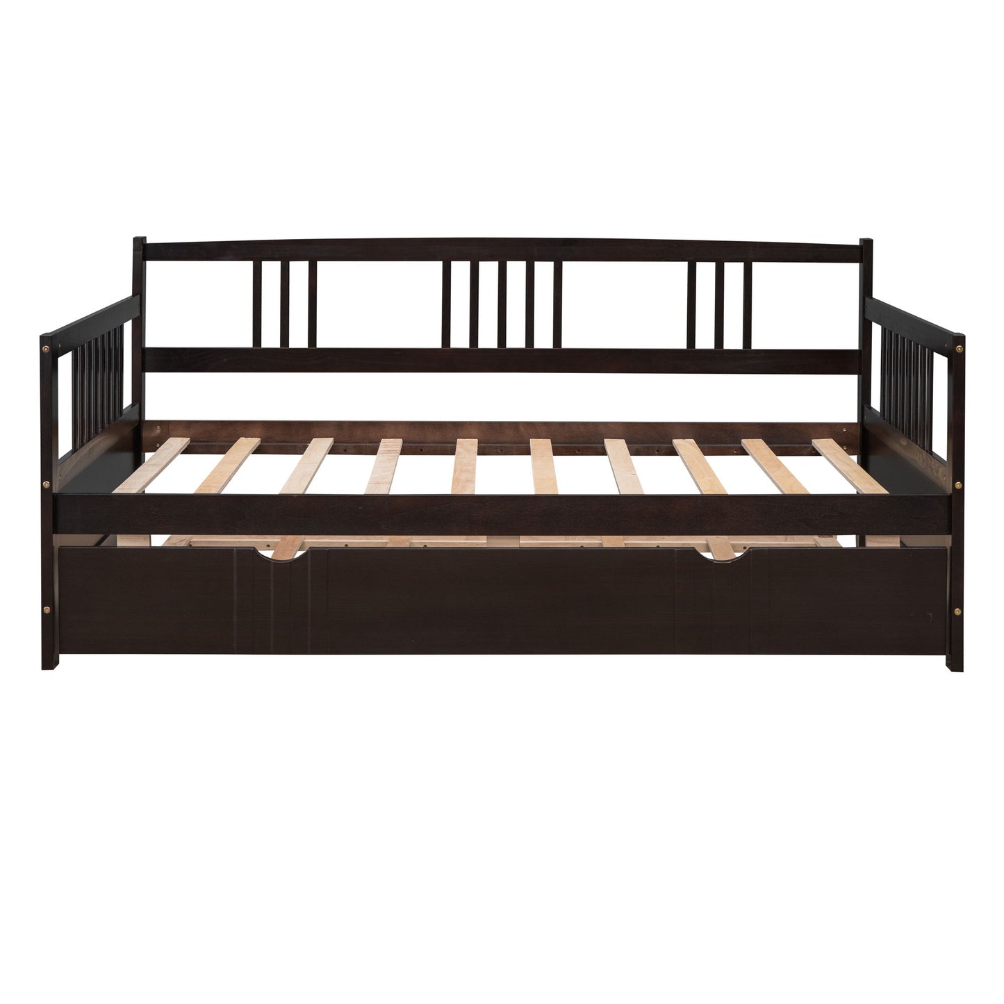 Twin Size DayBed With Twin Size Trundle - Espresso
