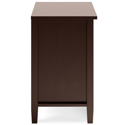 Warm Shaker - Bedside Table - Russet Brown