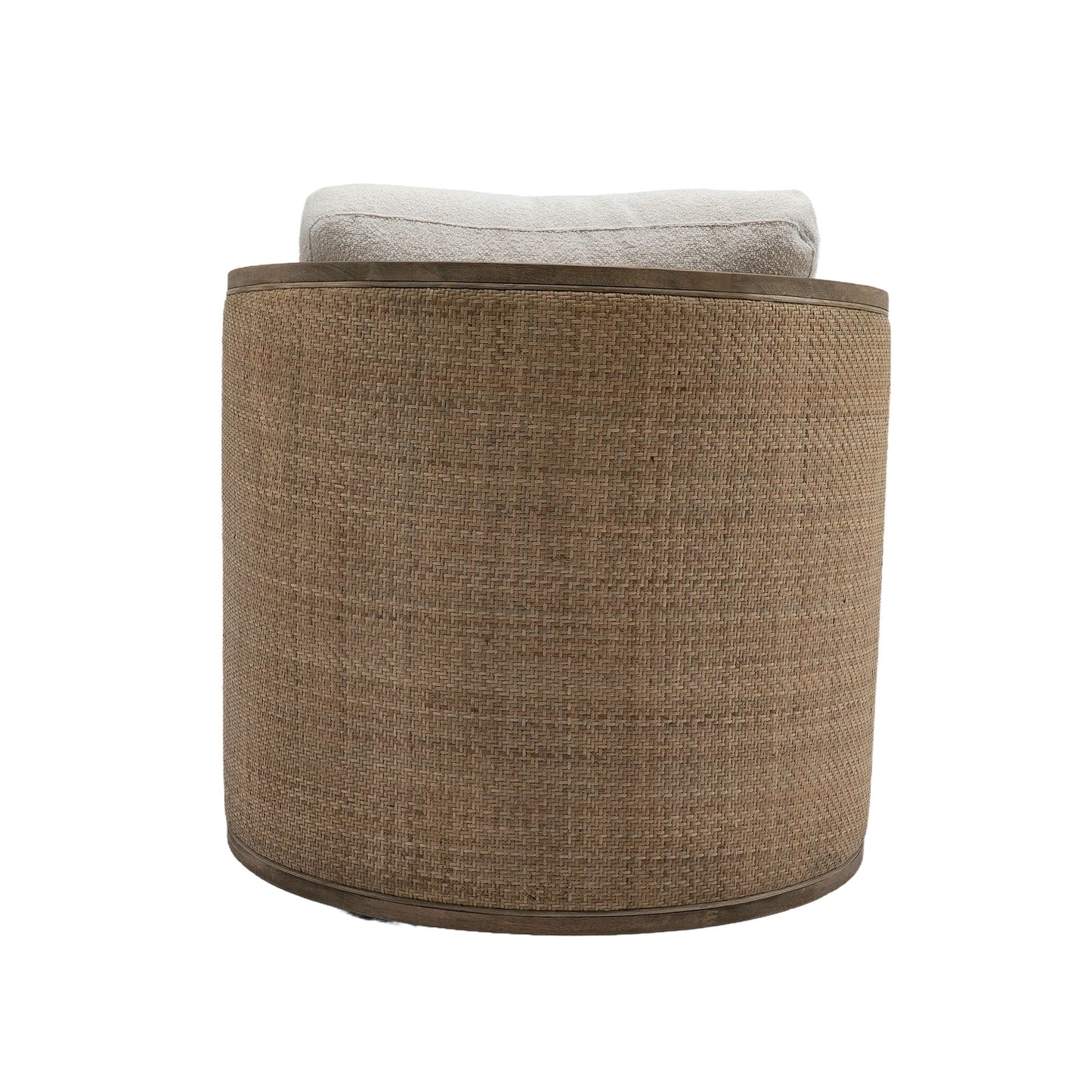 Swivel Barrel Chair, Comfy Round Accent Sofa Chair With 360 Degree Swivel, Leisure Arm Chair For Living Room, Nursery, Hotel, Bedroom, Office, Lounge - Beige