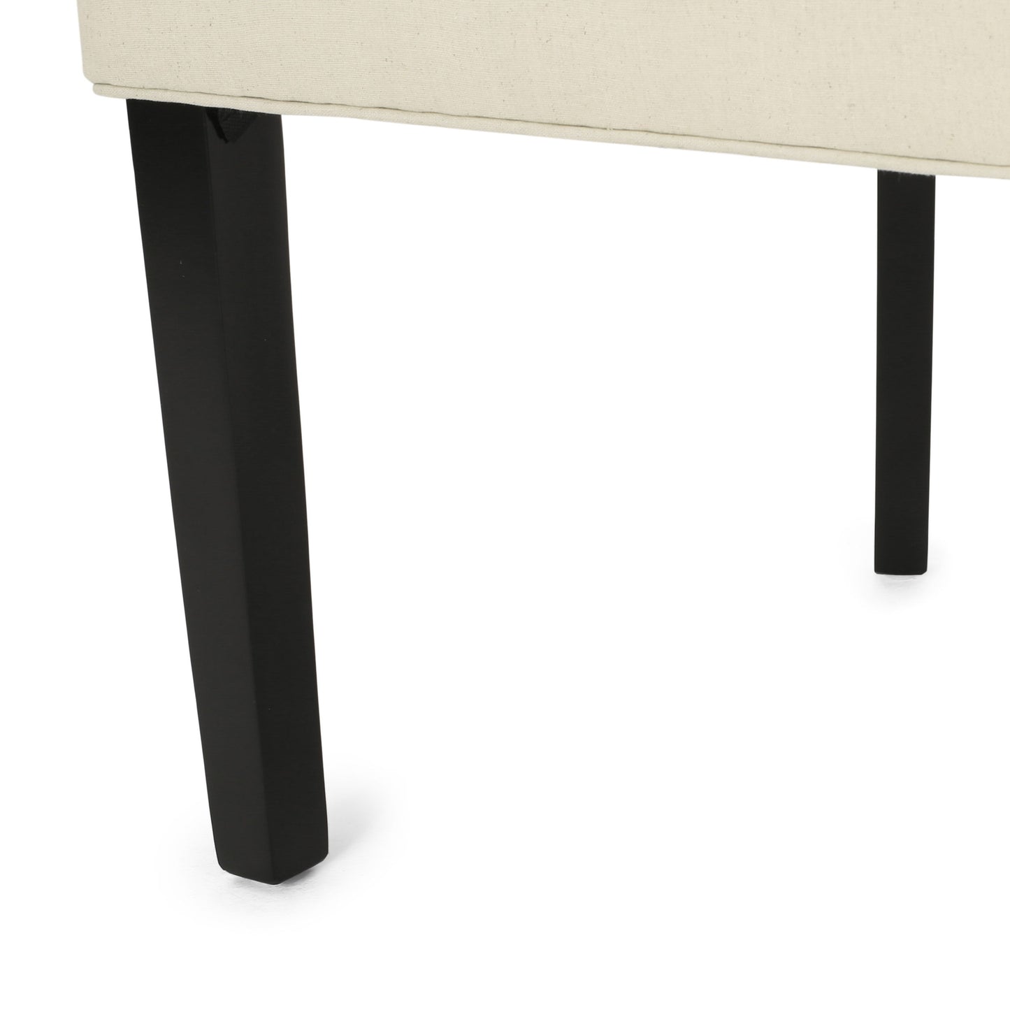 Cheney - Contemporary Dining Chair (Set of 2) Tufted Fabric Upholstery - Beige