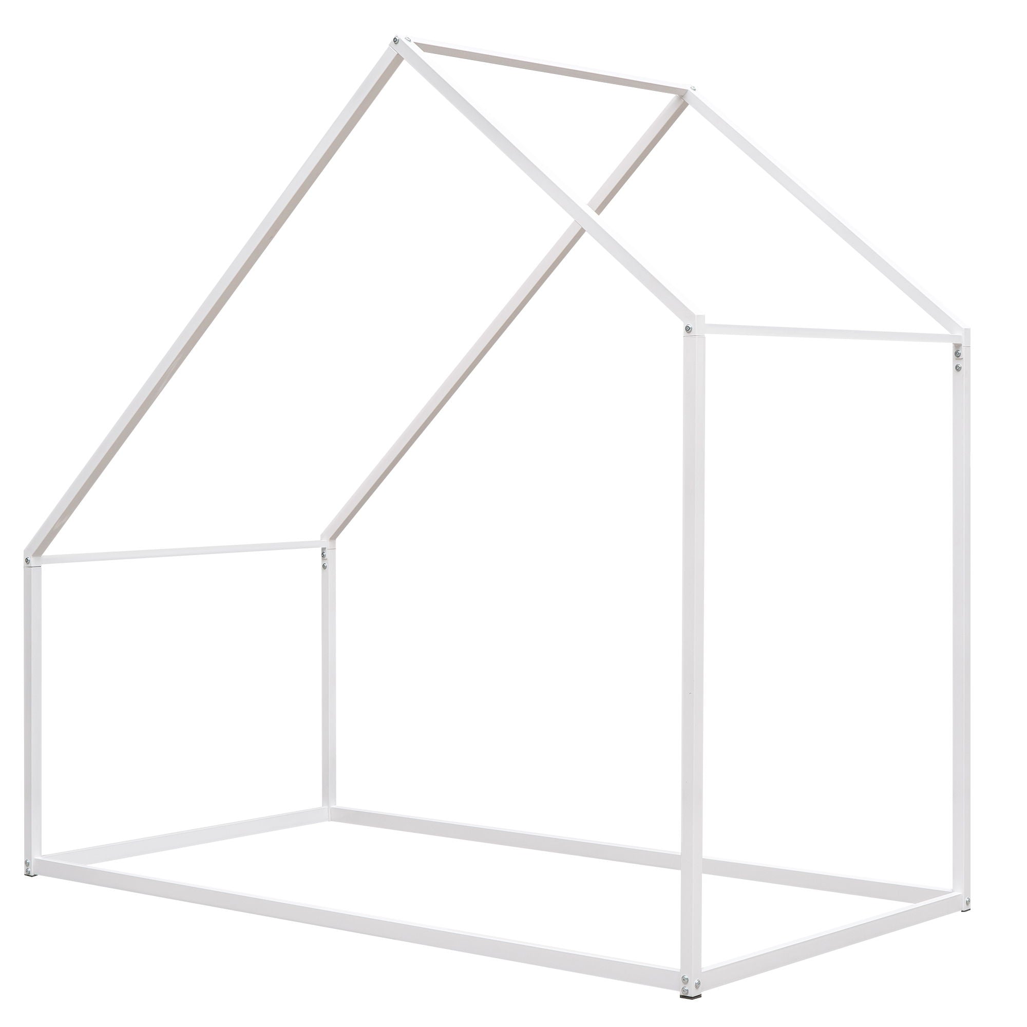 Twin Size Playhouse Design Bed - White