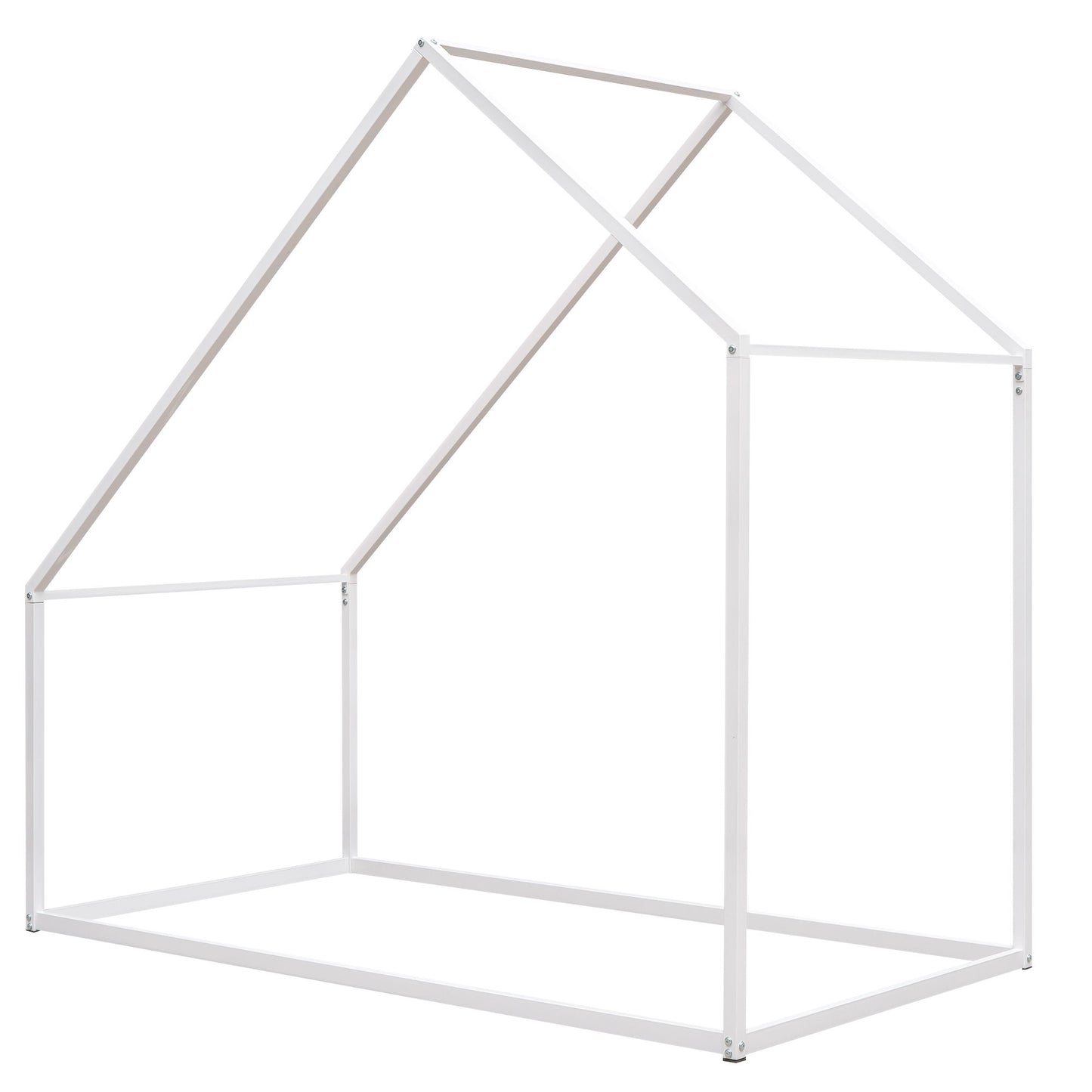Twin Size Playhouse Design Bed - White