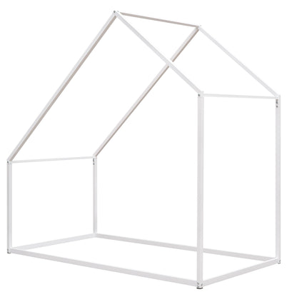 Twin Size Playhouse Design Bed - White