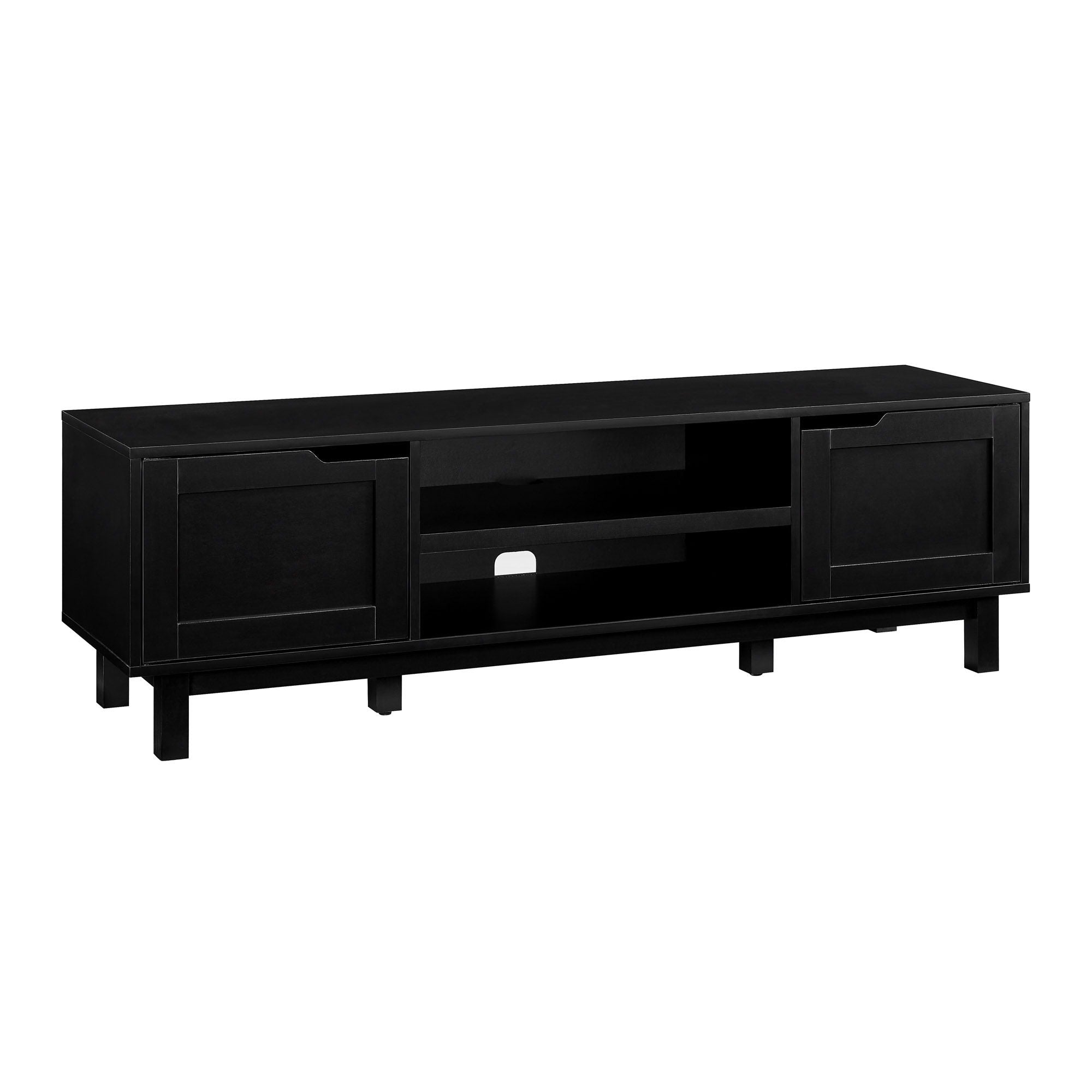 Modern 2 Door Open Storage TV Stand For TVs Up To 65