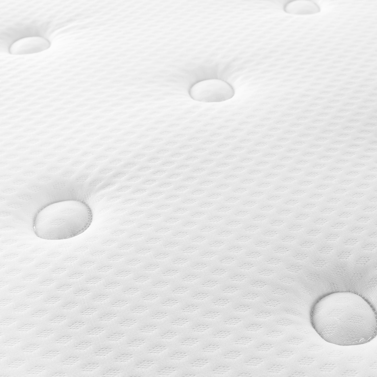 6" Twin Quilted Foam Firm Mattress - White