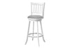 Swivel Stool Bar Height, Transitional (Set of 2) - White