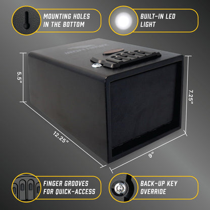 Large Quick Access Vault - Matte Black
