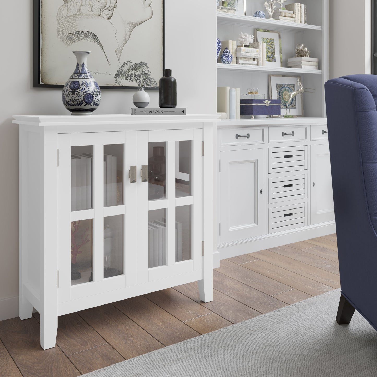 Artisan - Low Storage Cabinet - White