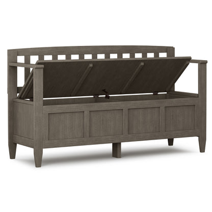 Brooklyn - Entryway Storage Bench - Farmhouse Gray