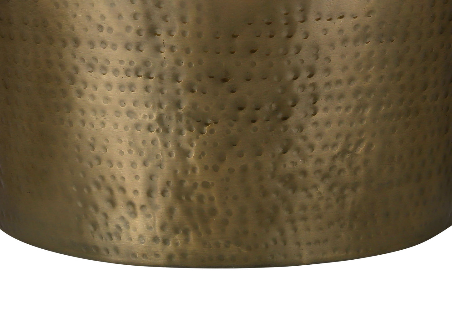 Drum Accent Side Table, Contemporary Elegant Design - Gold