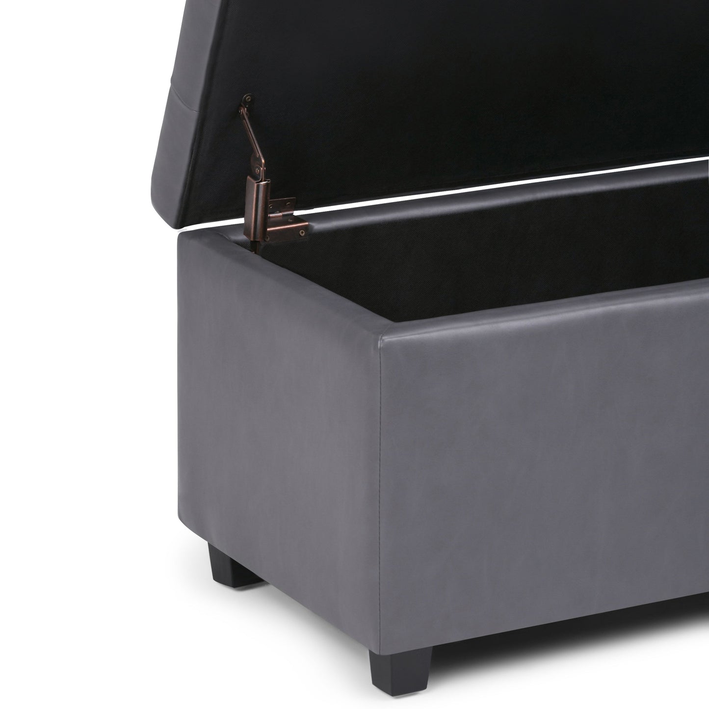 Cosmopolitan - Storage Ottoman - Stone Gray