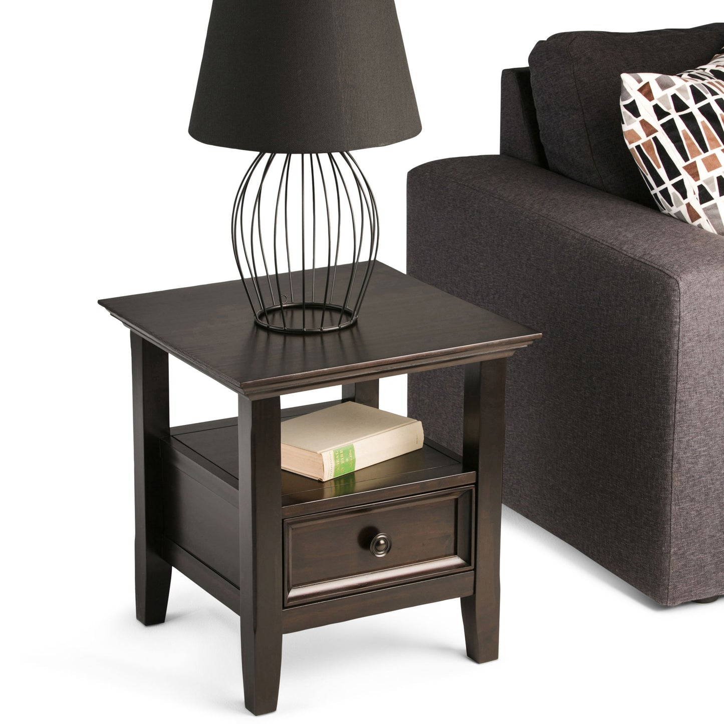 Amherst - End Table - Hickory Brown