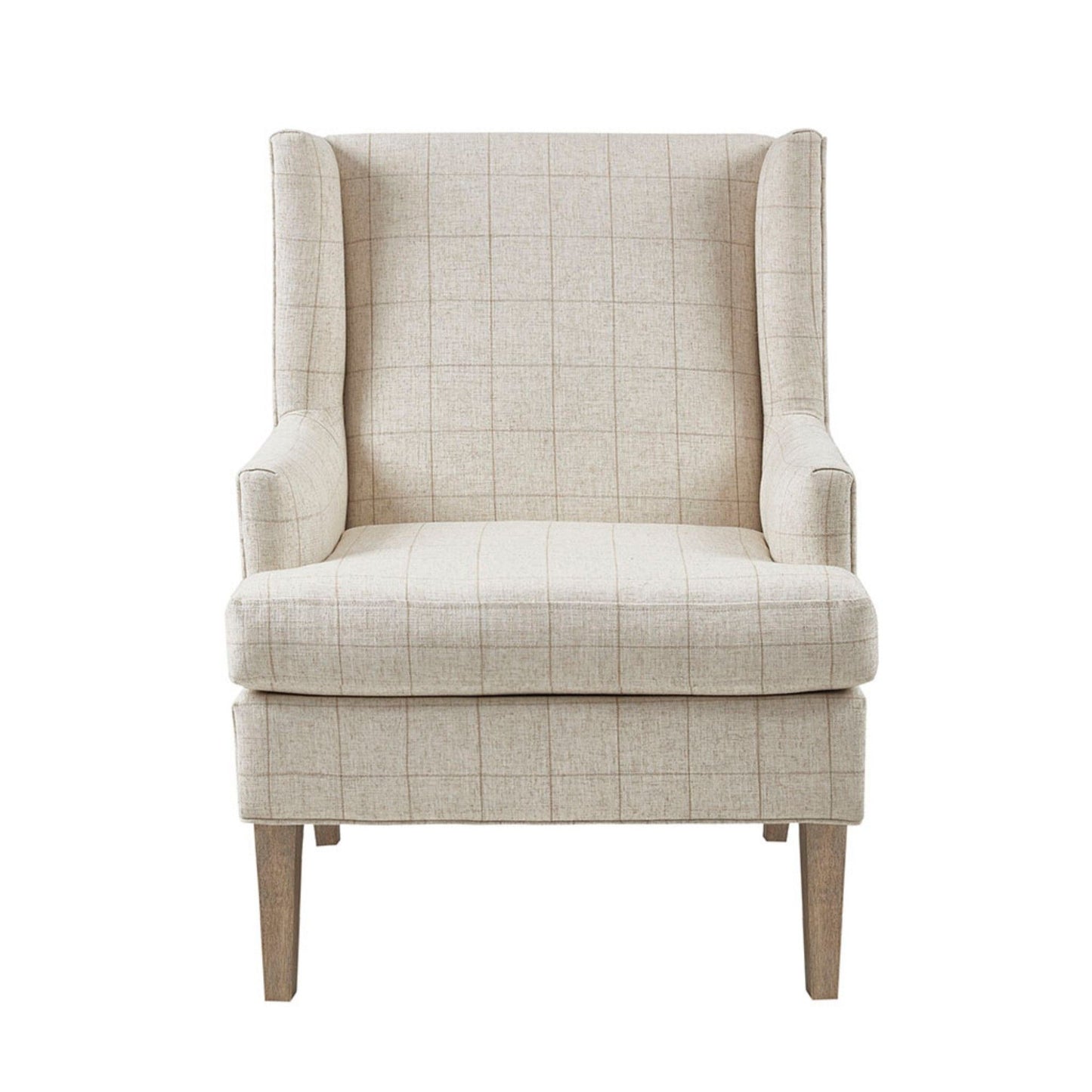 Farmhouse Style Accent Chair - Beige
