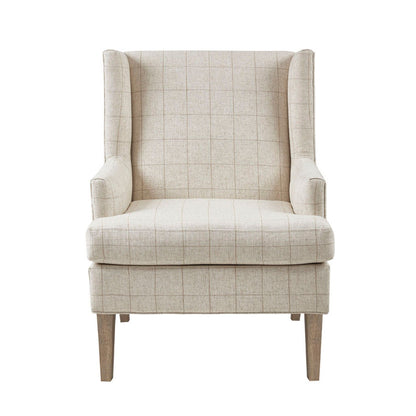 Farmhouse Style Accent Chair - Beige