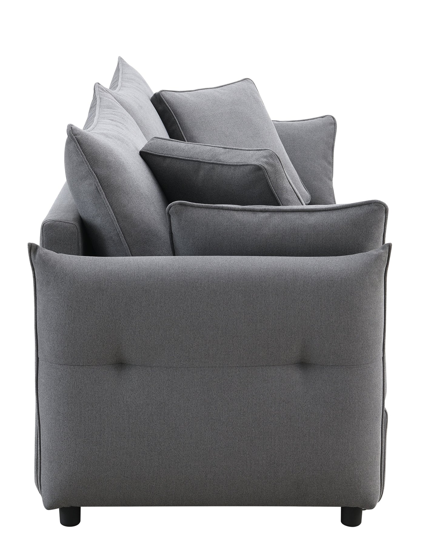 Irina - Pull Out Sleep With Storage - Gray