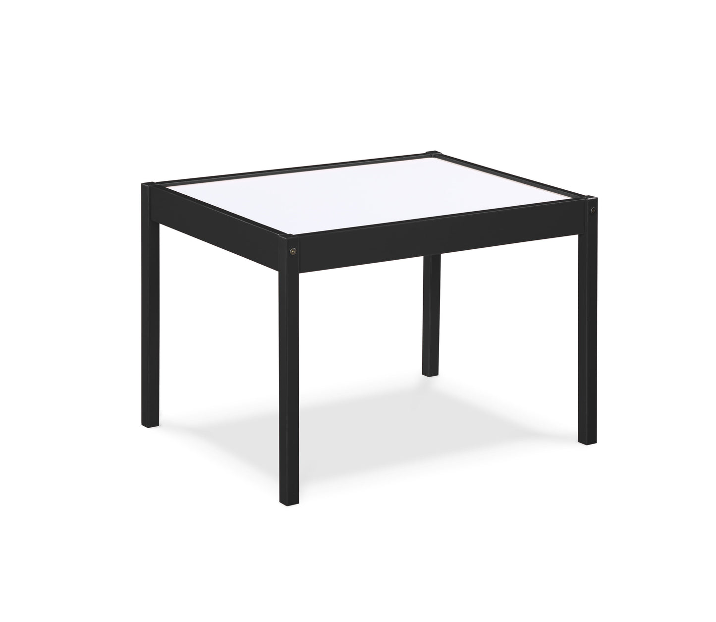 Gibson - 3-Piece Dry Erase Kids Table & Two Chair Set - Black