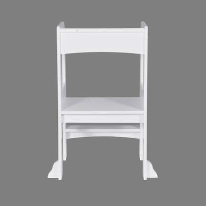 Child Standing Tower, Step Stool For Kids, Toddler Step Stool For Kitchen Counter - White
