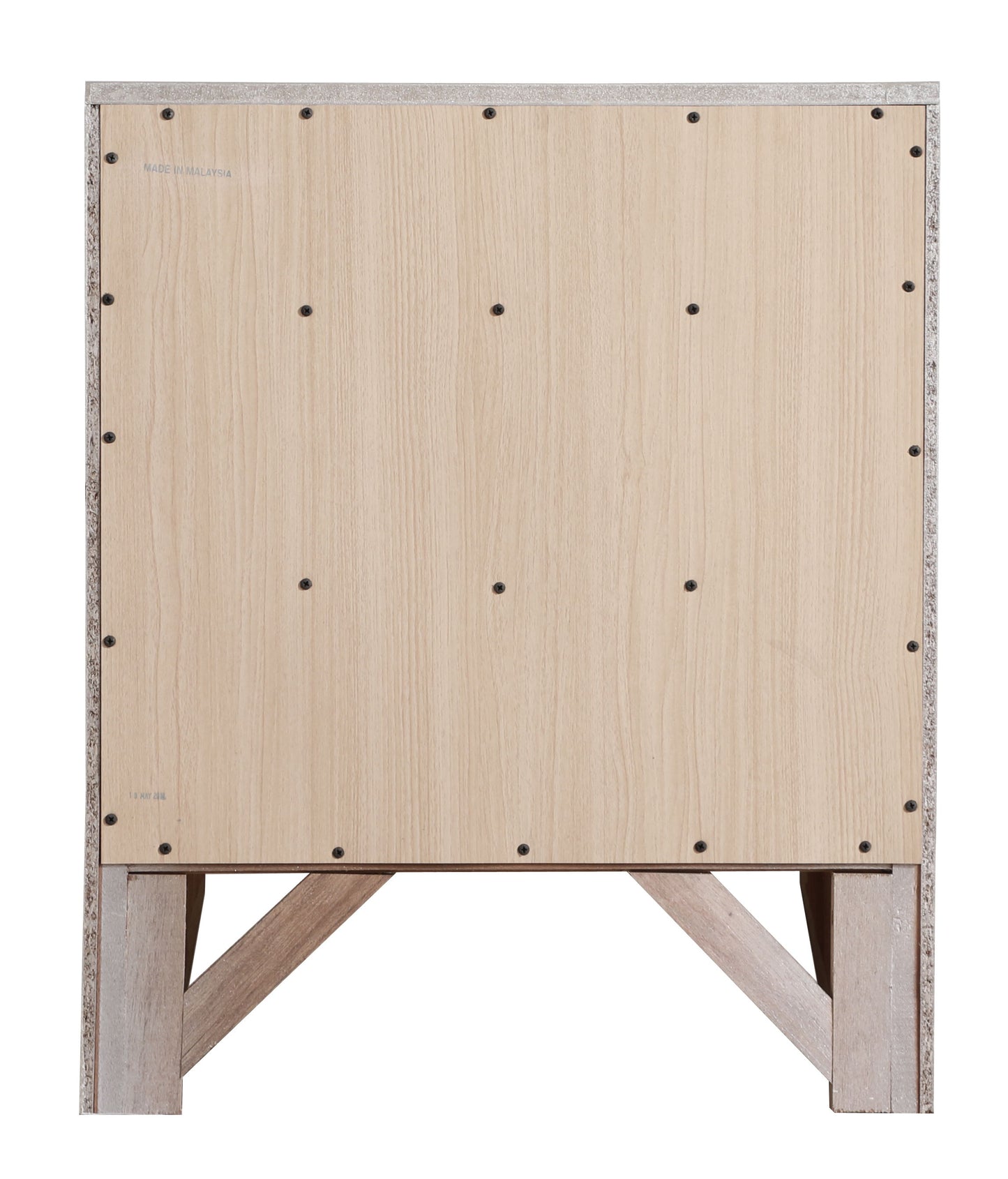 Marilla - Nightstand - Silver Champagne
