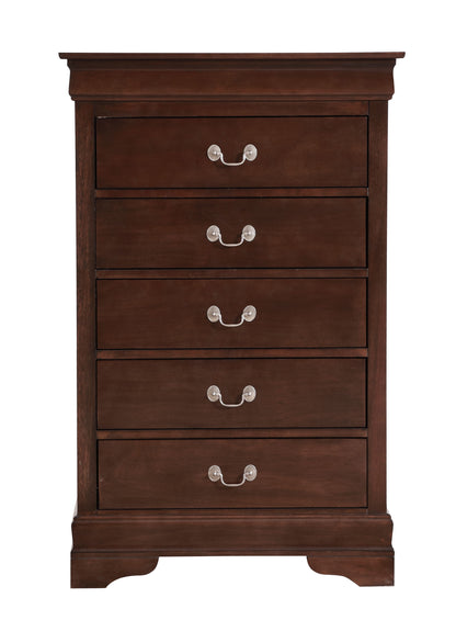 Louis Phillipe - Traditional Style Chest - Cappuccino