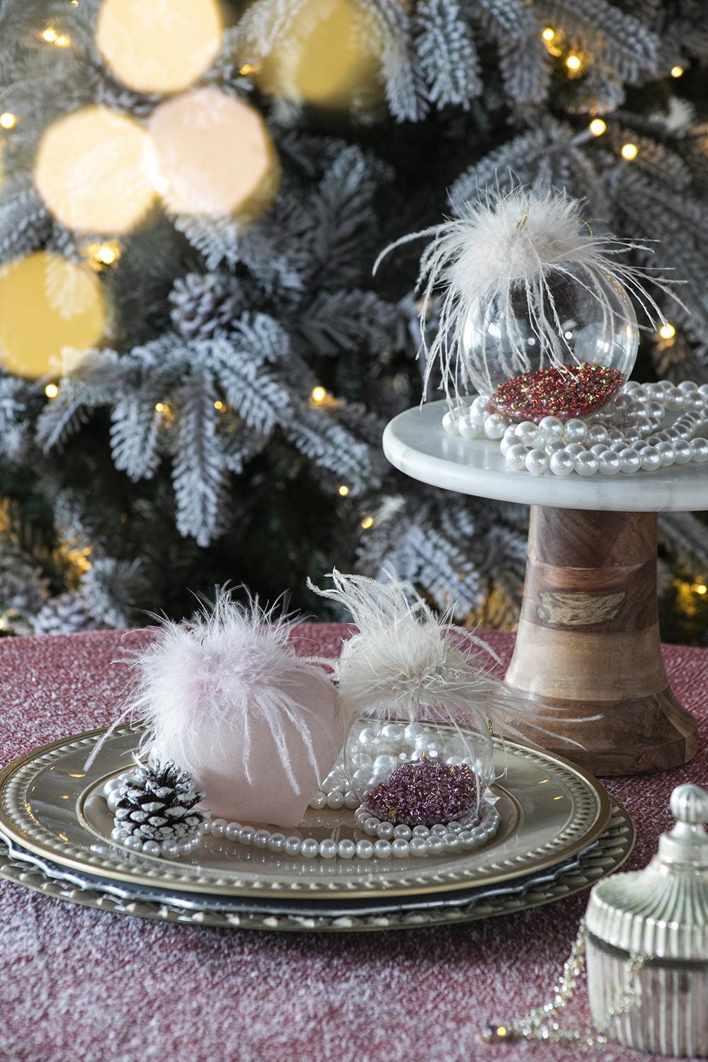 Christmas Ball Ornaments, Glass Decorative Hanging Ball Christmas Tree Ornaments For Holiday Decorations (Set of 12) - Multi